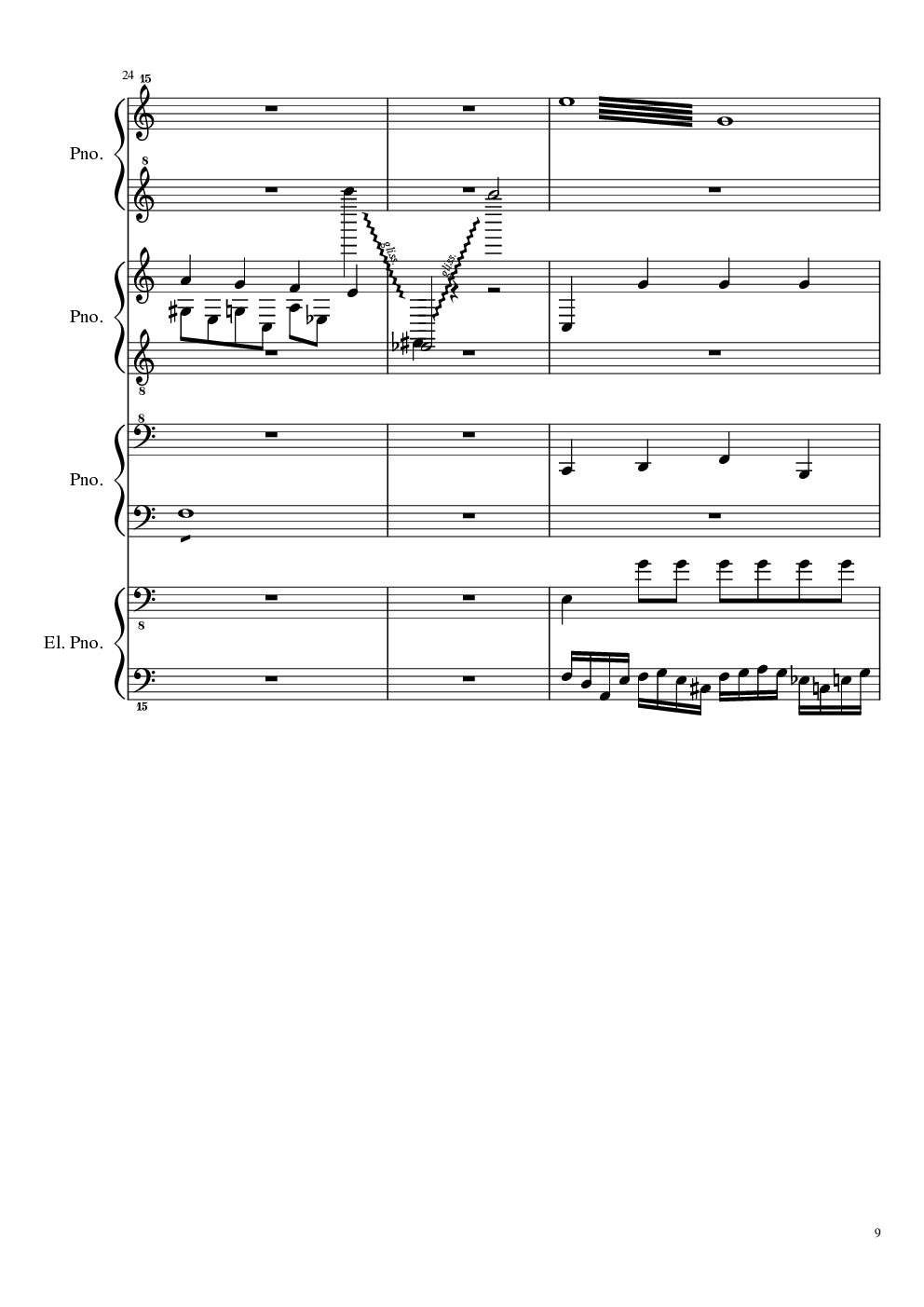 （毁电脑系列）黑乐谱