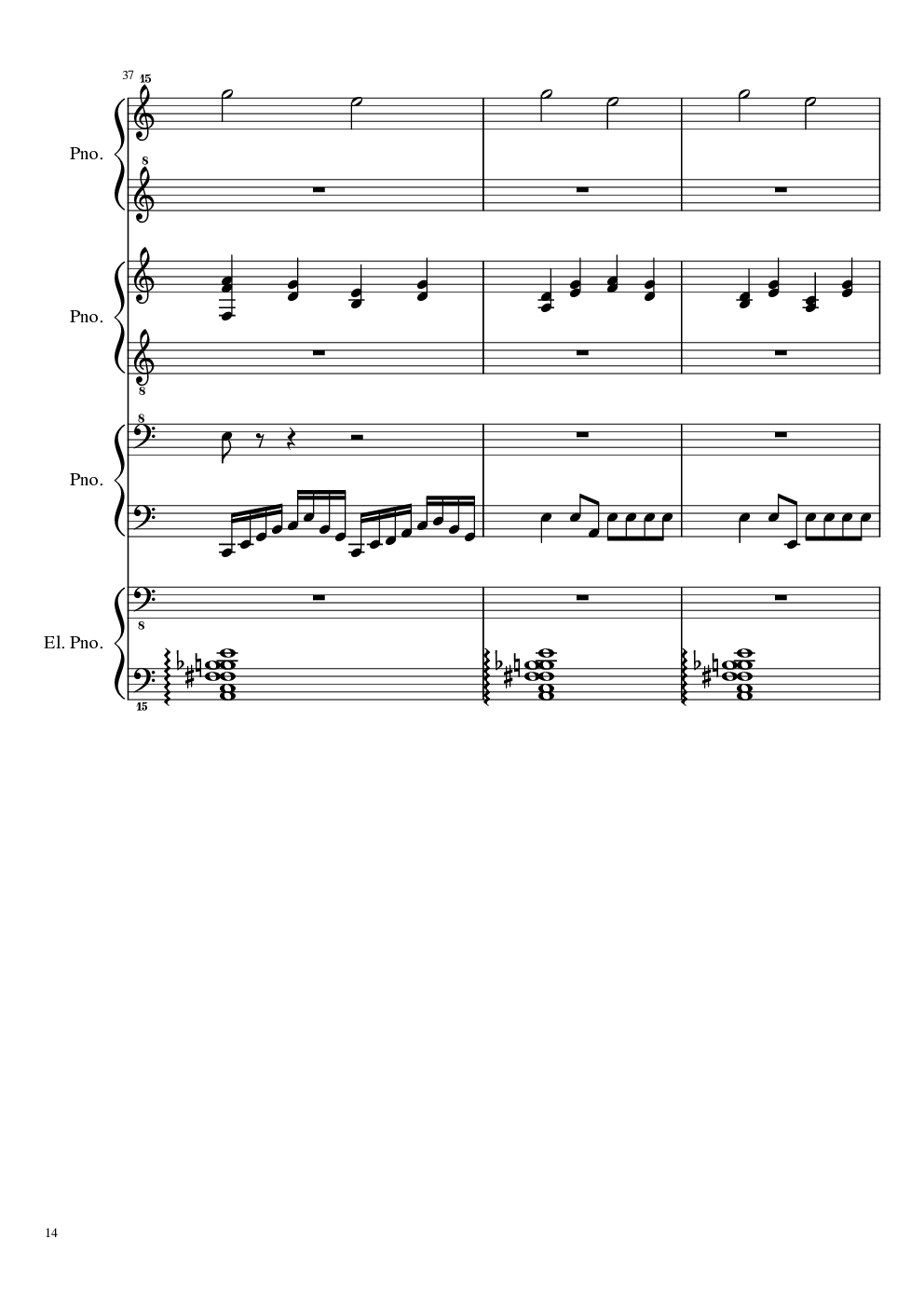 （毁电脑系列）黑乐谱