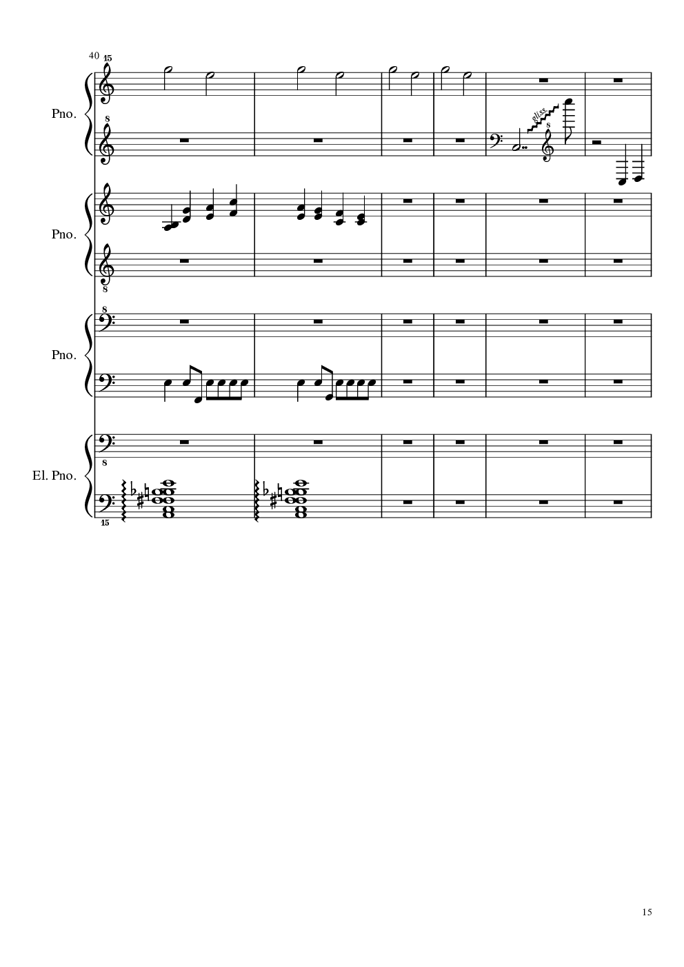 （毁电脑系列）黑乐谱