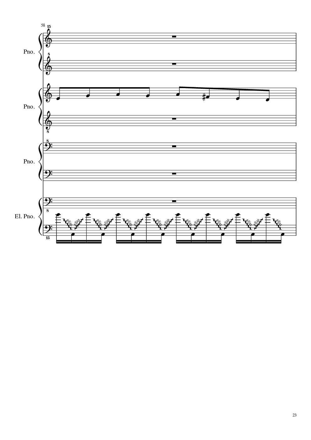 （毁电脑系列）黑乐谱