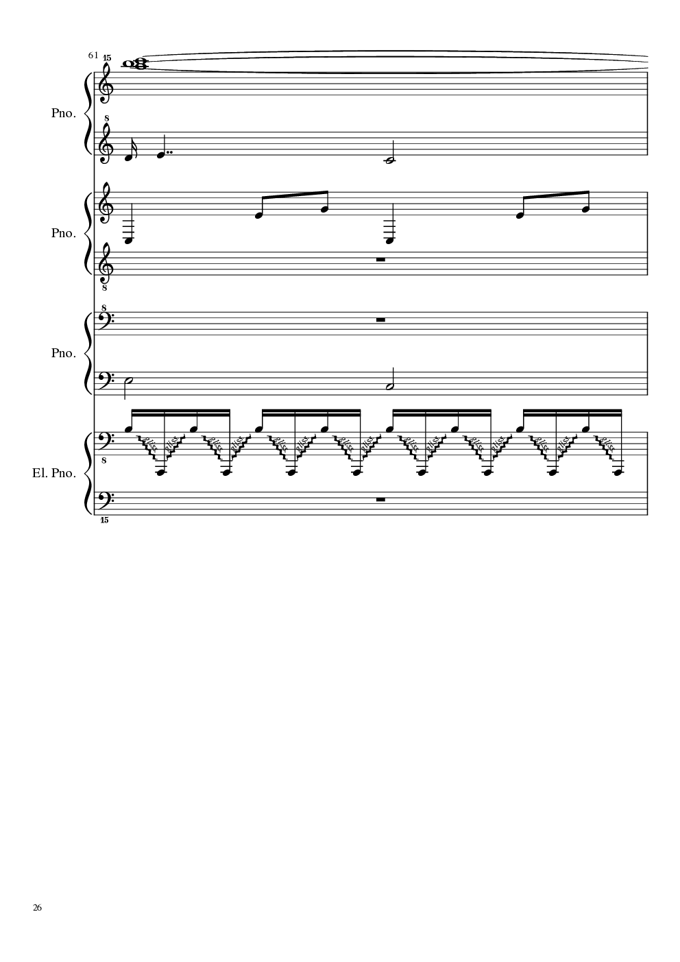 （毁电脑系列）黑乐谱