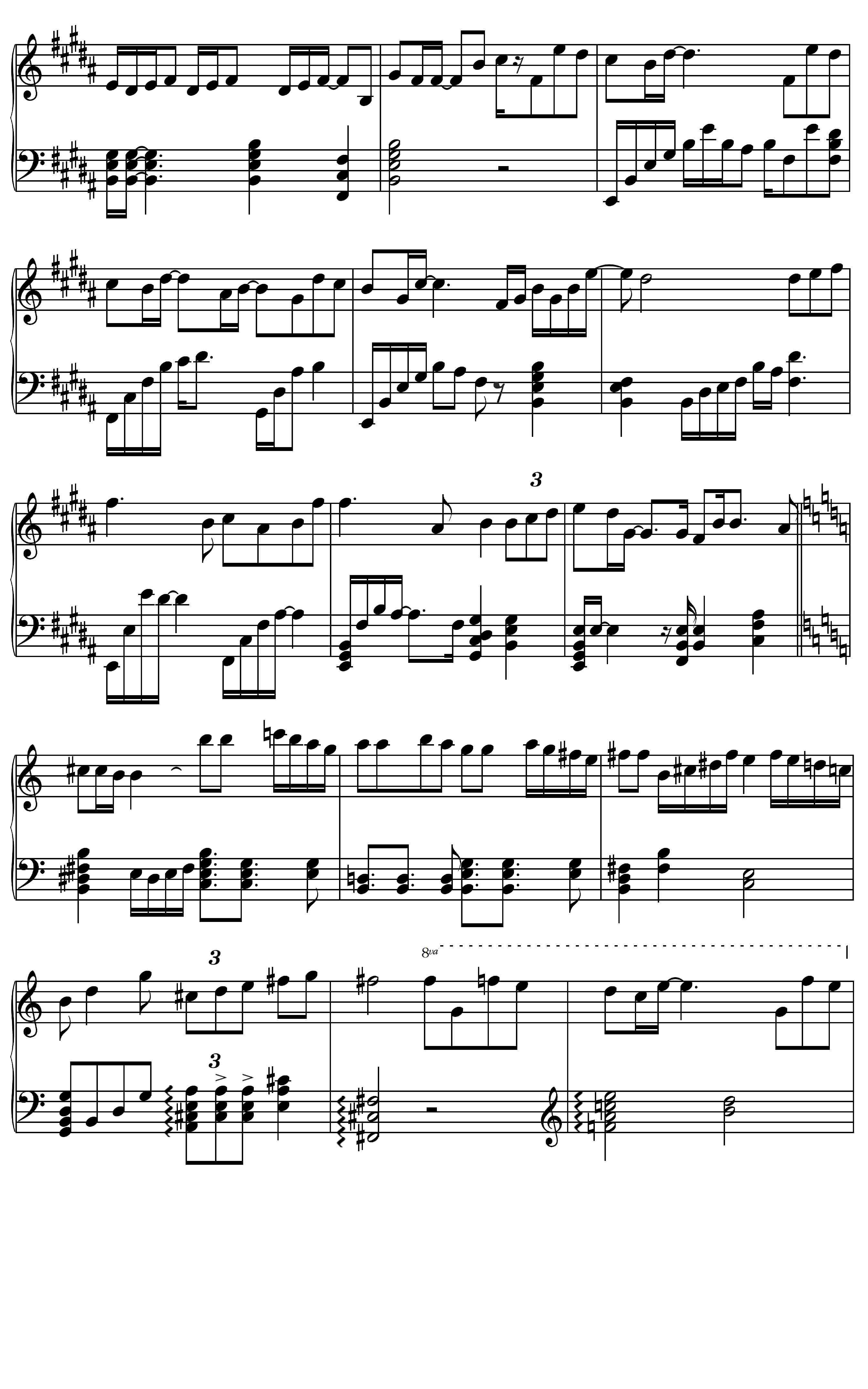 摩天轮的思念钢琴谱-王俊凯-超少年密码插曲-琴艺谱