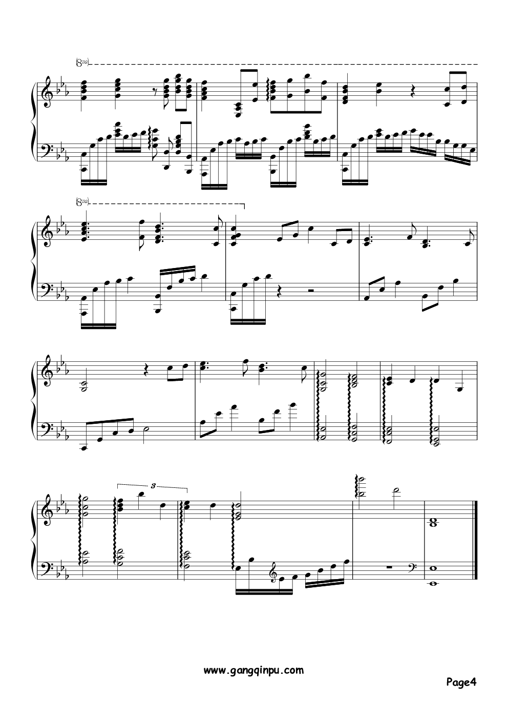 eutopia,eutopia钢琴谱,eutopiaeb调钢琴谱,eutopia钢琴谱大全,虫虫