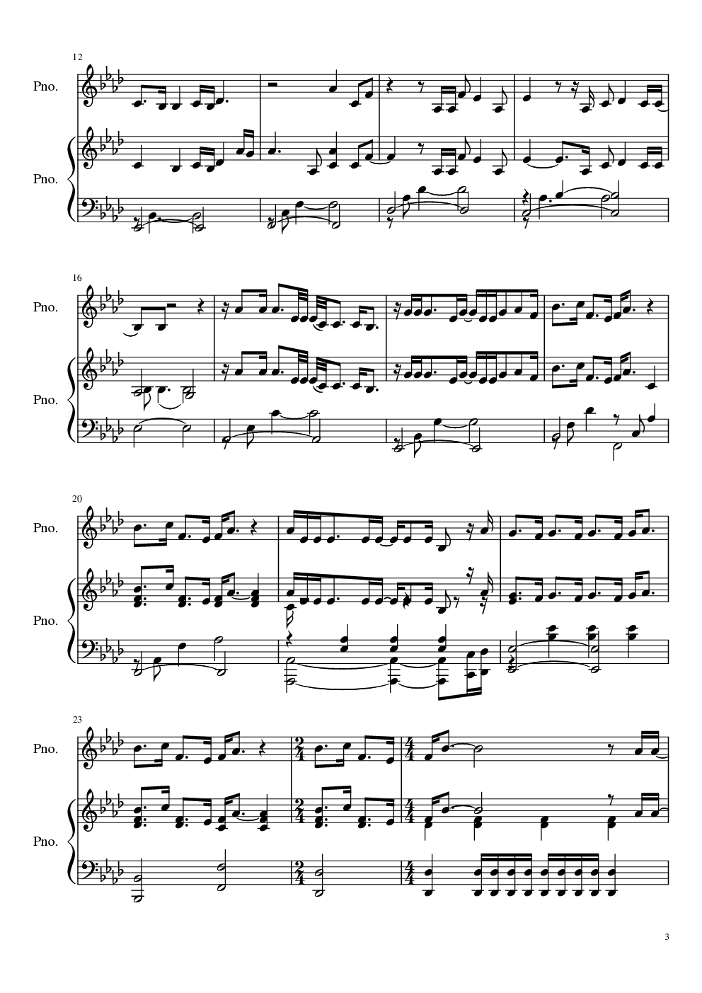 never enough钢琴谱-zxc6807078-虫虫乐谱