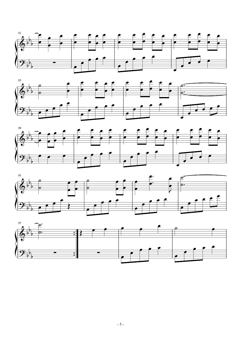 不老梦-银临(修改版)钢琴谱-basic1-虫虫乐谱