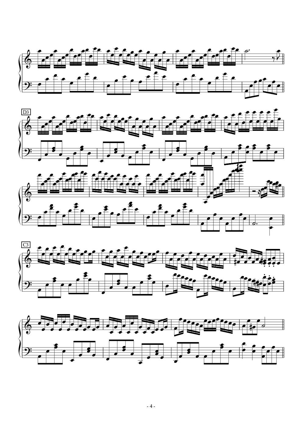 Flower Dance in C Major