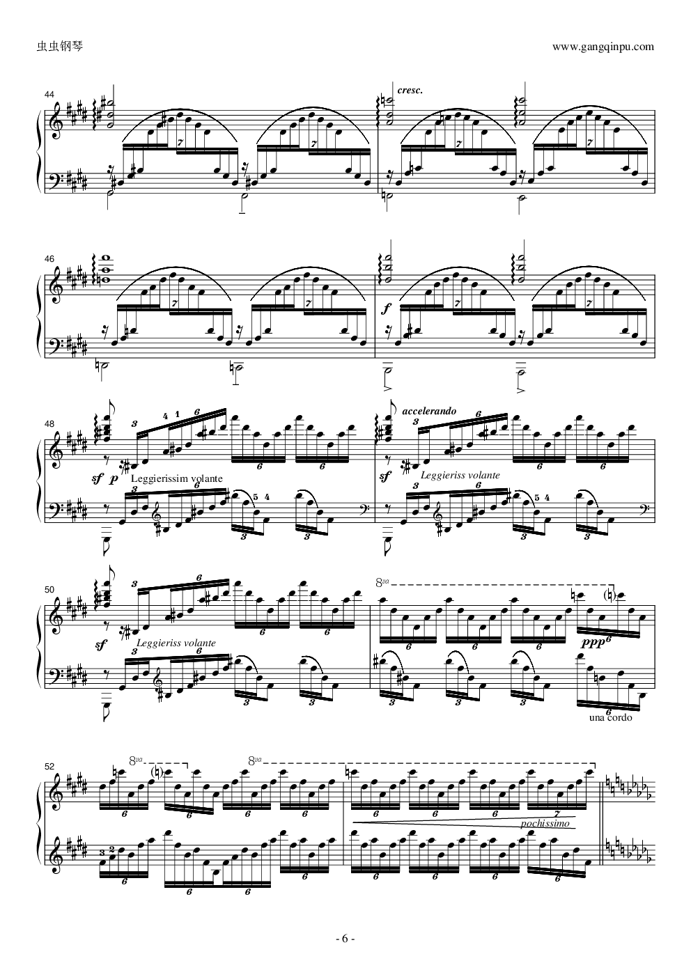 寒风制《李斯特叹息》谱音效修改版