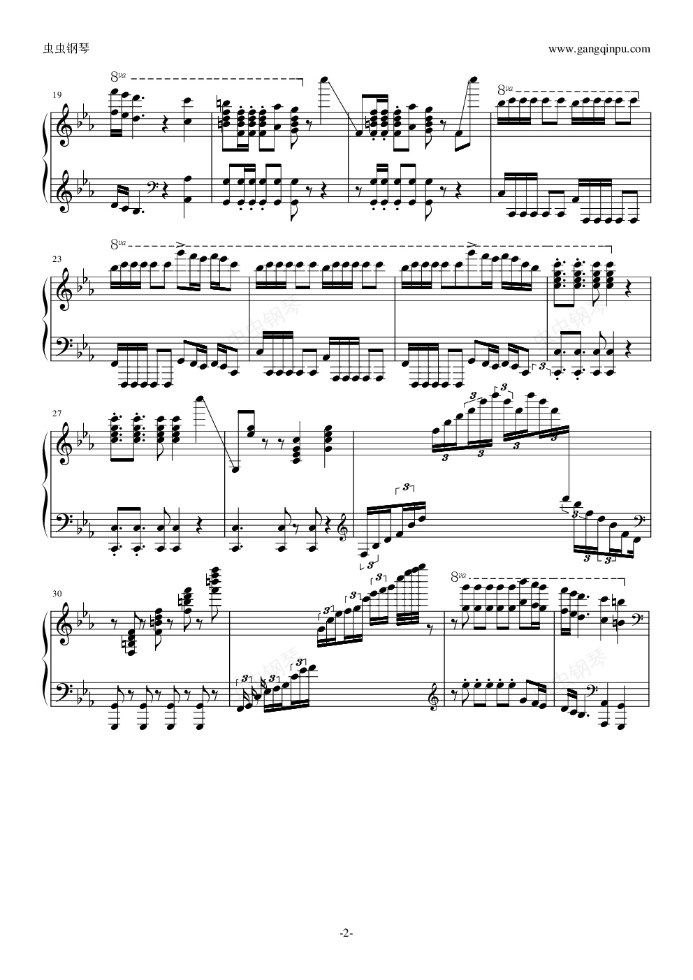 fiesta 狂欢节,fiesta 狂欢节钢琴谱,fiesta 狂欢节eb调钢琴谱,fiesta