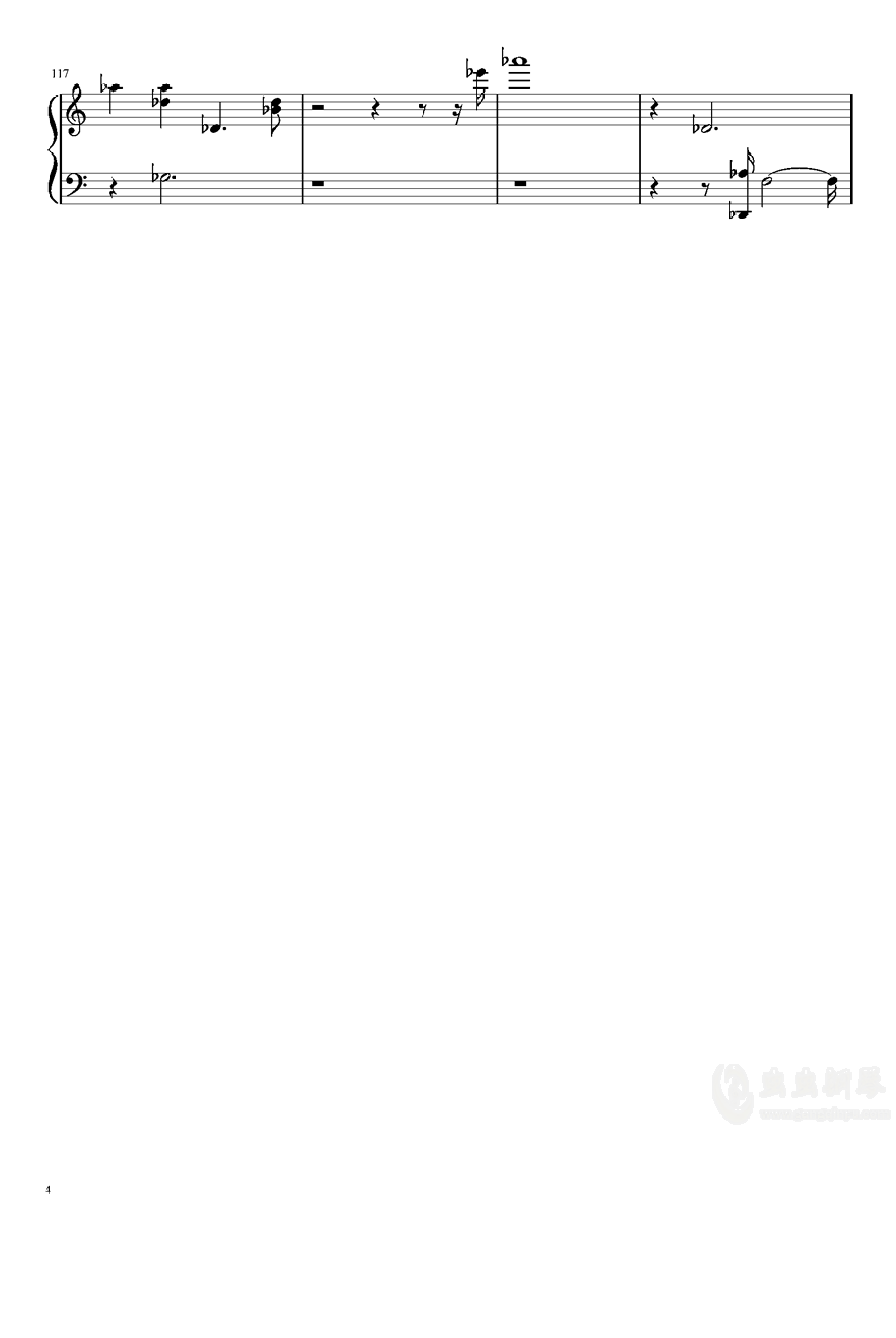 追光者c调演奏版