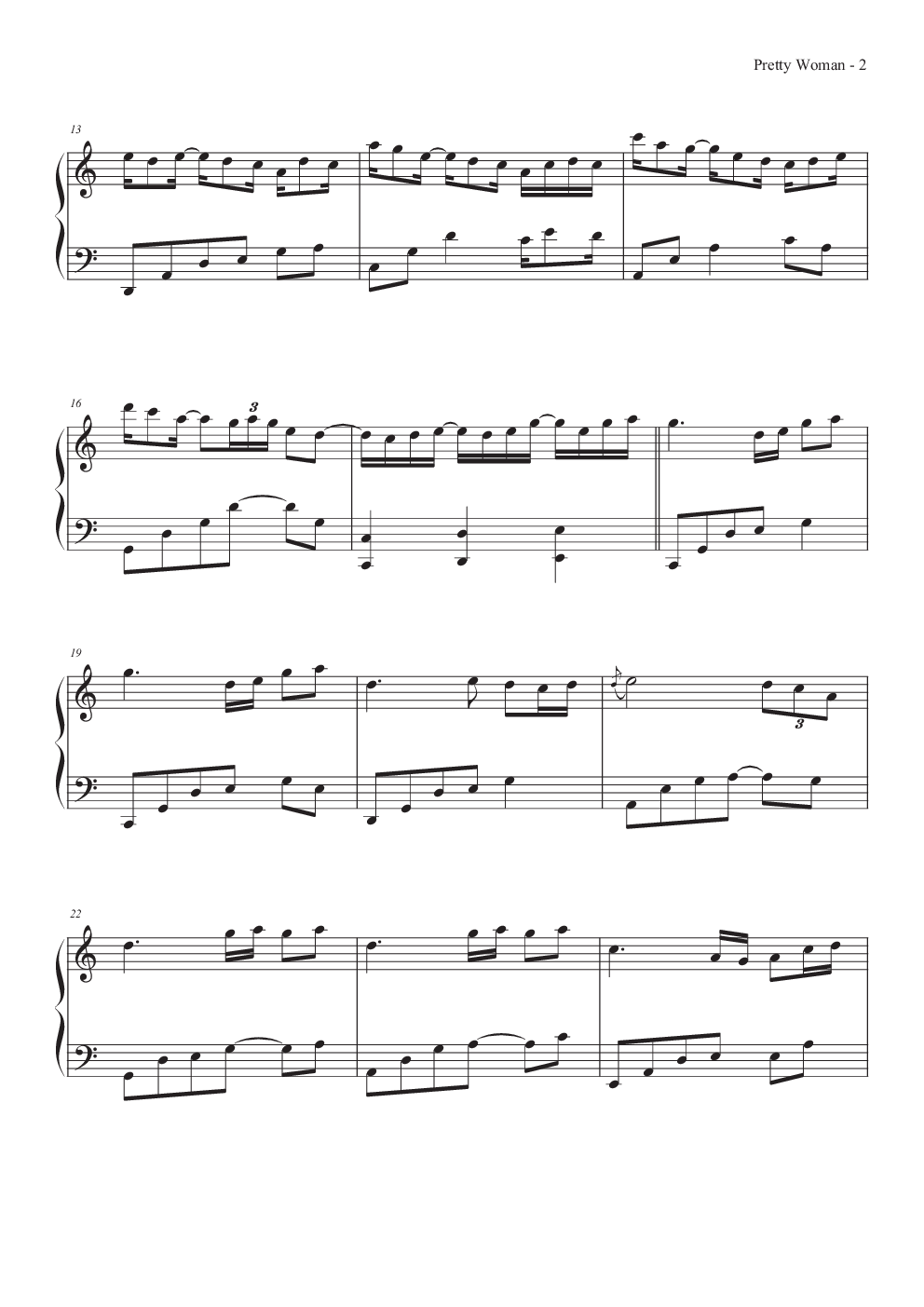 解语花开钢琴谱-c调-虫虫乐谱