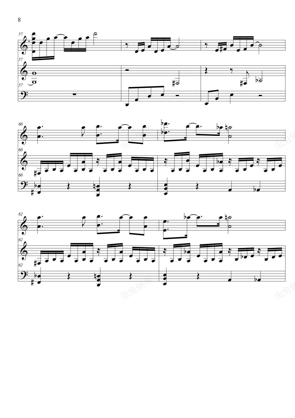 犬夜叉ost - dearest,犬夜叉ost - dearest钢琴谱,犬夜叉ost