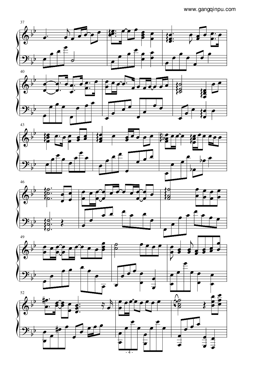 【古剑奇谭】爱你没错 - 张信哲钢琴谱-弈雪-虫虫乐谱