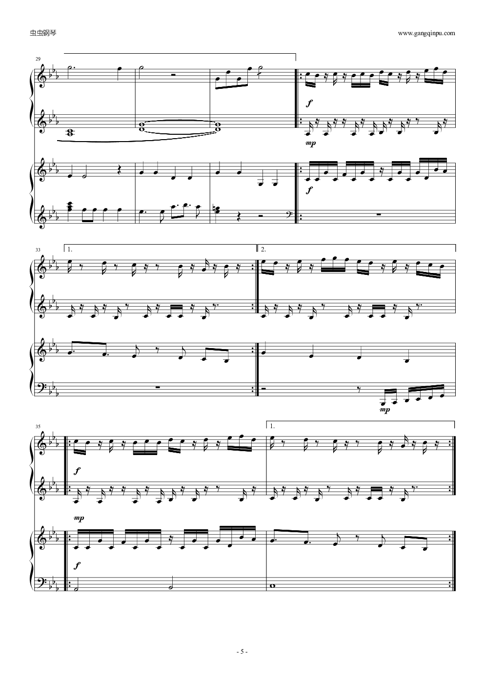 植物大战僵尸，僵尸博士（双钢琴版）