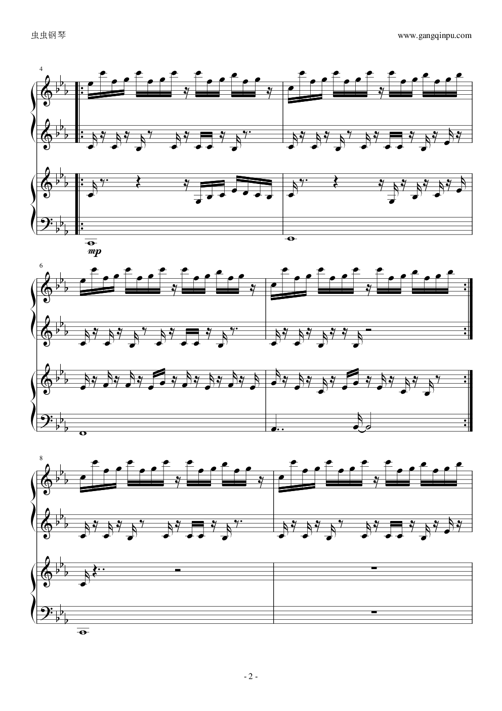 植物大战僵尸，僵尸博士（双钢琴版）