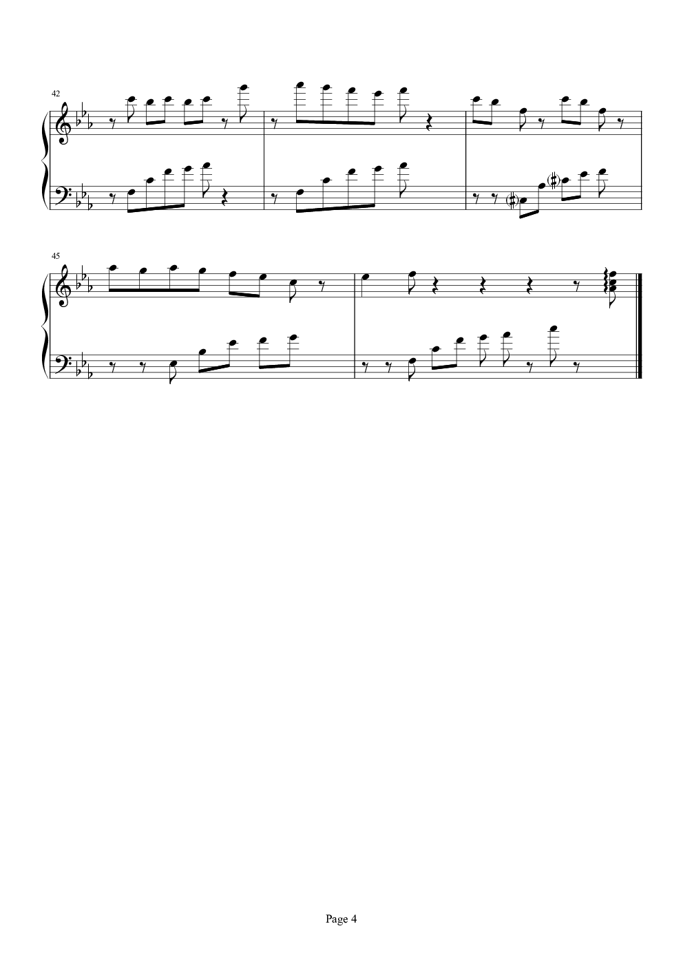 天地缓缓钢琴谱-瓜干-虫虫乐谱