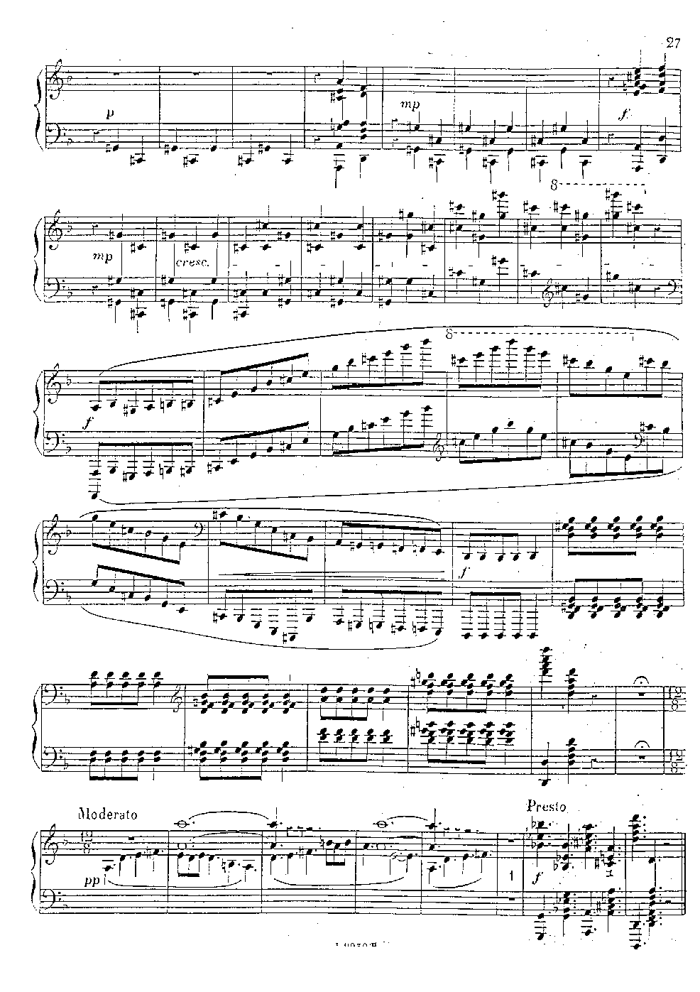 安东 鲁宾斯坦  a小调第四钢琴奏鸣曲   Op.100