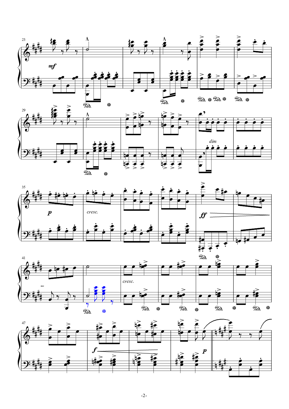 闲聊波尔卡-独奏版