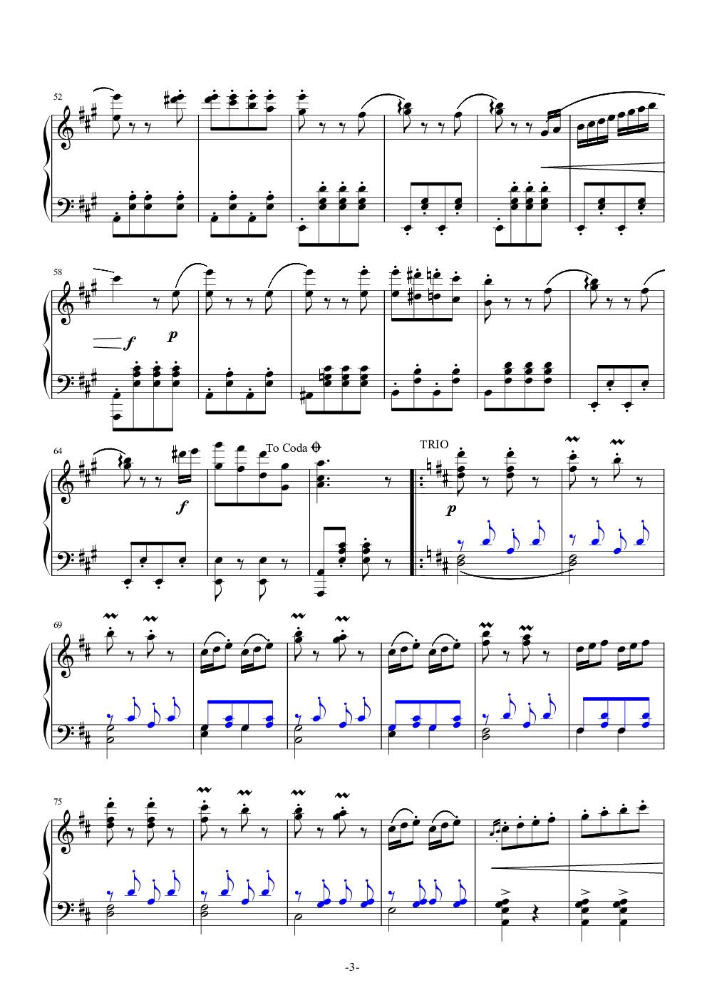 闲聊波尔卡-独奏版