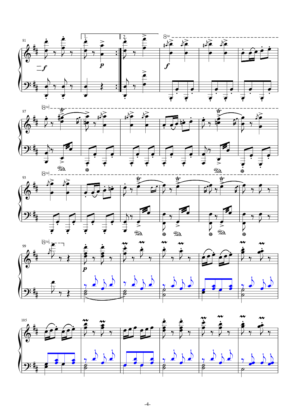 闲聊波尔卡-独奏版