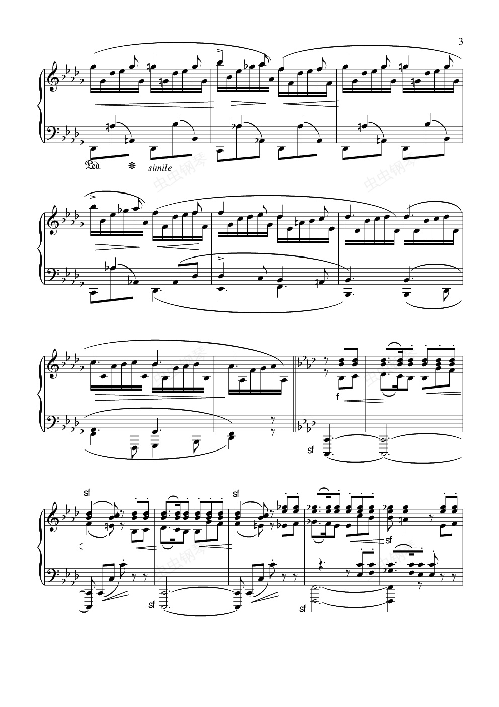 12 冲动钢琴谱大