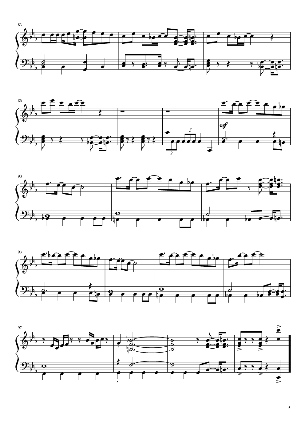 フライングゲット (Flying Get)钢琴谱新星土包股虫虫乐谱