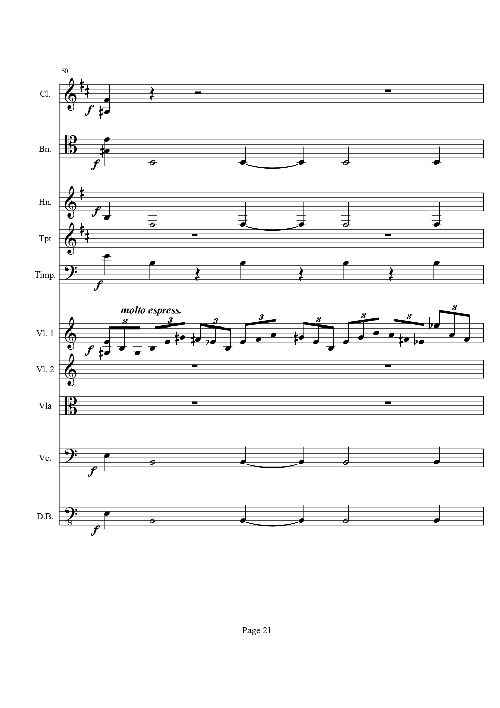 奏鸣曲之交响（第21首-Ⅰ）