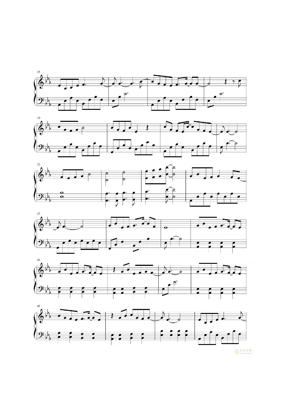 天若有情钢琴谱（温瑶版）