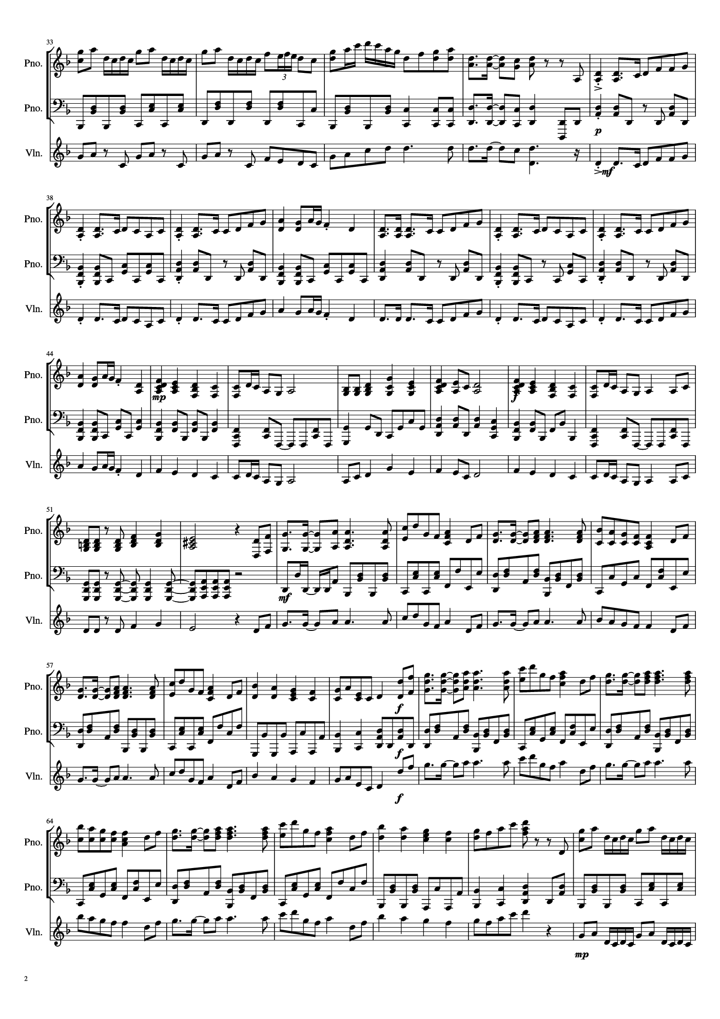 千本樱-小提琴钢琴合奏