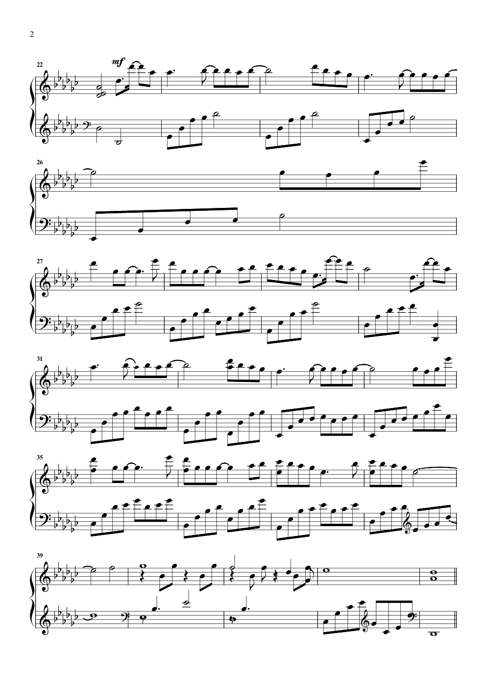 心有独钟钢琴谱-wza67865385-虫虫乐谱