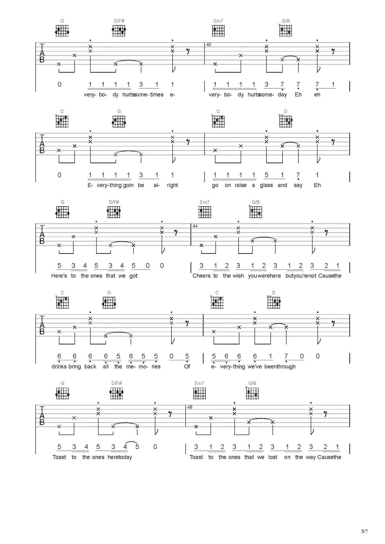 Memories吉他谱-弹唱谱-c调-虫虫吉他