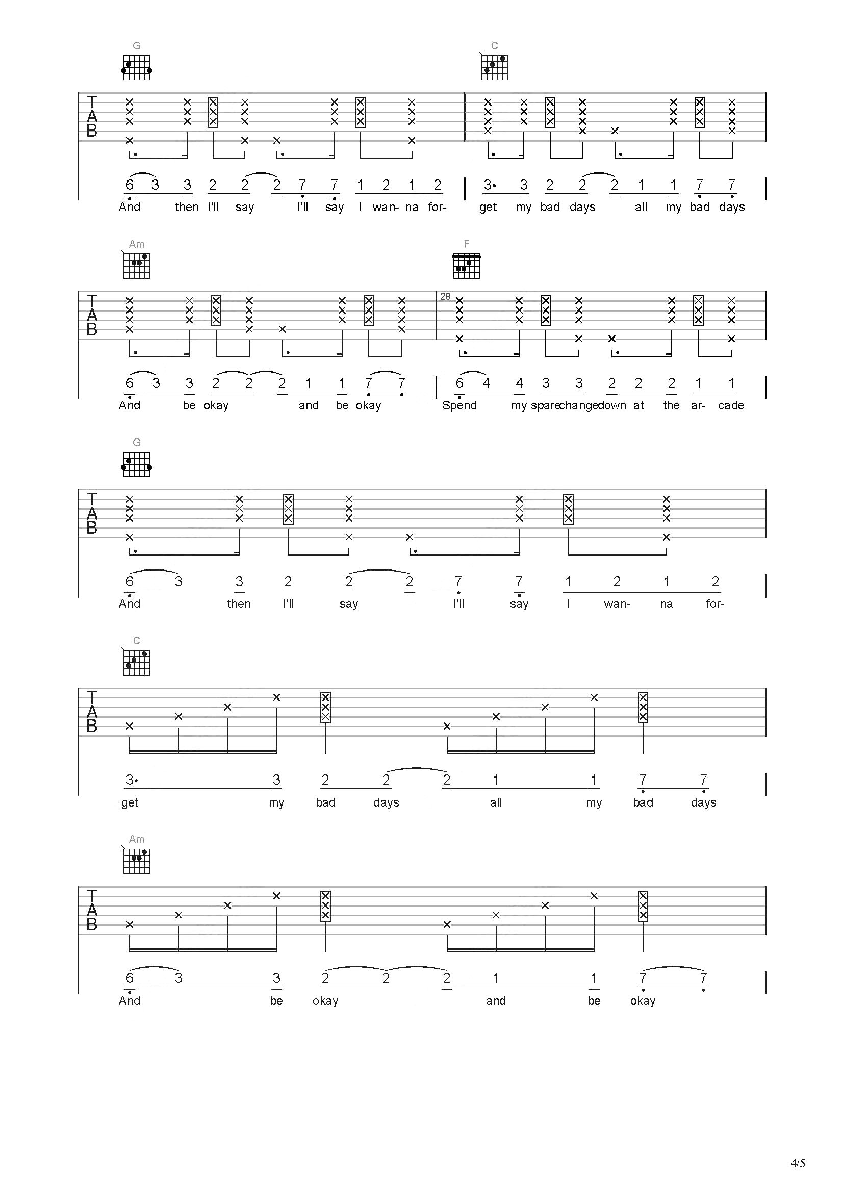 Try Everything piano sheet music by Shakira - Piano Voice Guitar (RHM)