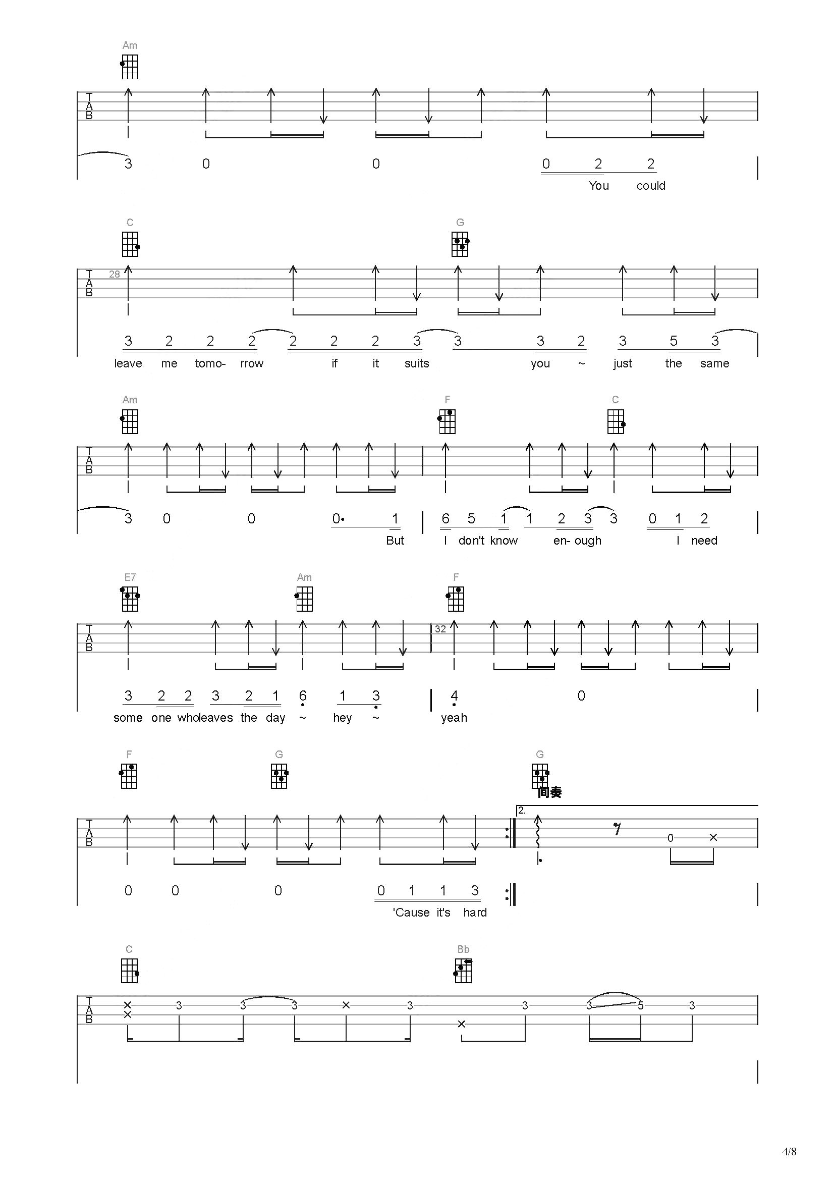 Free简谱-虫虫乐谱